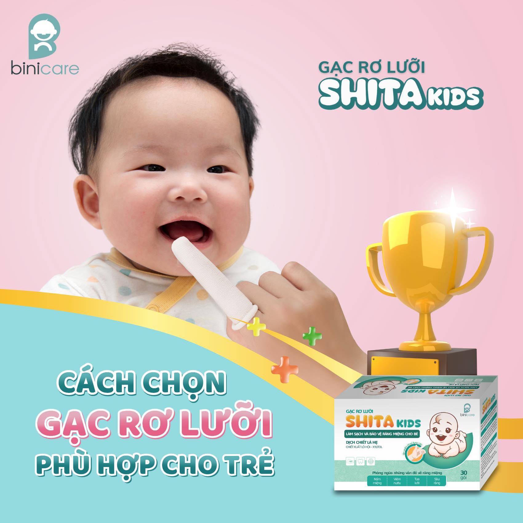 Thay gạc rơ lưỡi mới sau mỗi lần sử dụng.