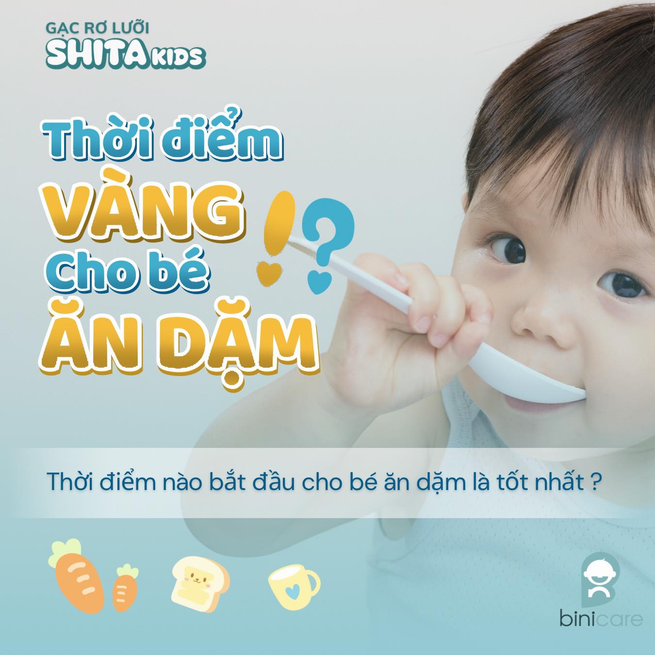 Theo khuyến cáo của Tổ chức Y tế Thế giới (WHO), thời điểm tốt nhất để bắt đầu cho bé ăn dặm là khi bé được 6 tháng tuổi.