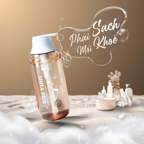 Nước rửa bình sữa ShitaKids giúp mẹ bảo vệ sức khỏe của con hiệu quả.