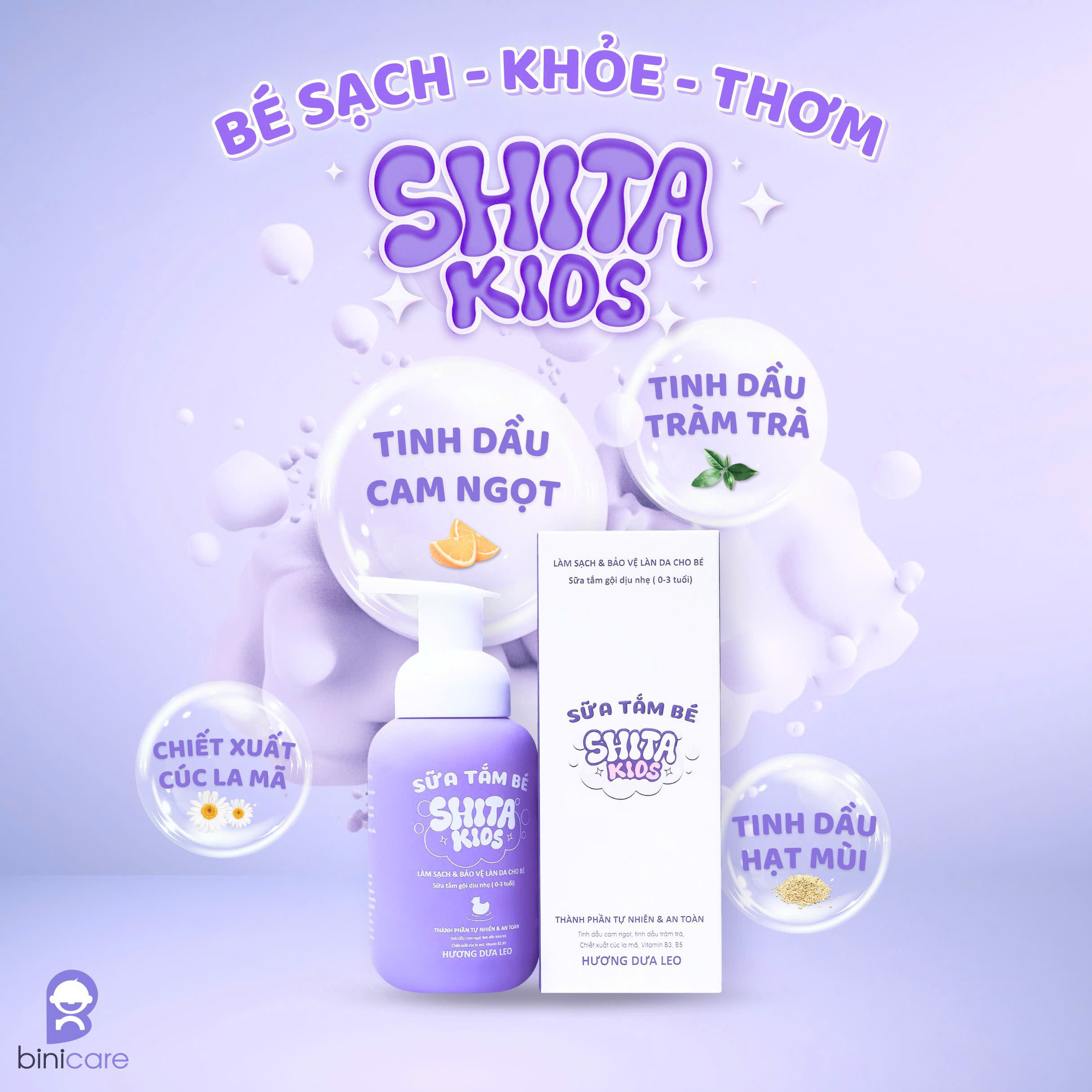Sữa tắm cho bé