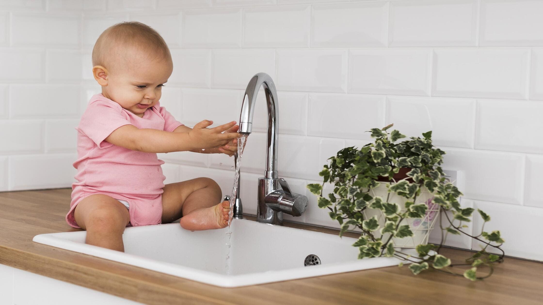 Làn da bé cần được chăm sóc bằng sản phẩm sữa tắm có độ pH phù hợp để giữ gìn sức khỏe da.